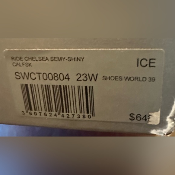 NIB Zadig & Voltaire Ride Chelsea Boot 39 Ice White US 8 - Picture 12 of 12